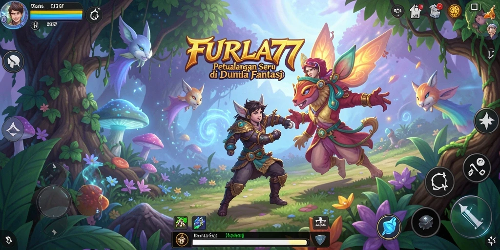 Tampilan gameplay <strong>FURLA77</strong> yang menakjubkan dan penuh petualangan.