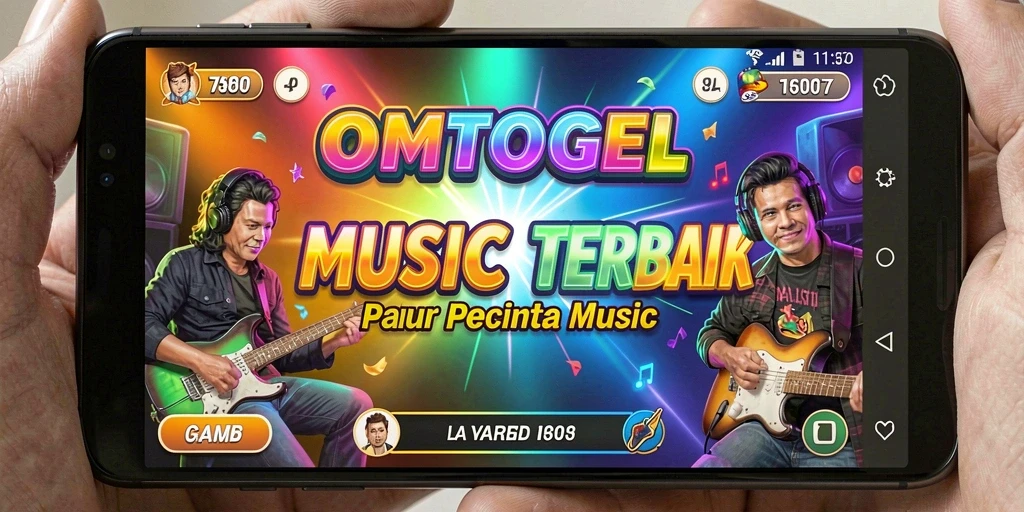 Screenshot gameplay OMTOGEL dengan musik yang seru dan penuh tantangan.