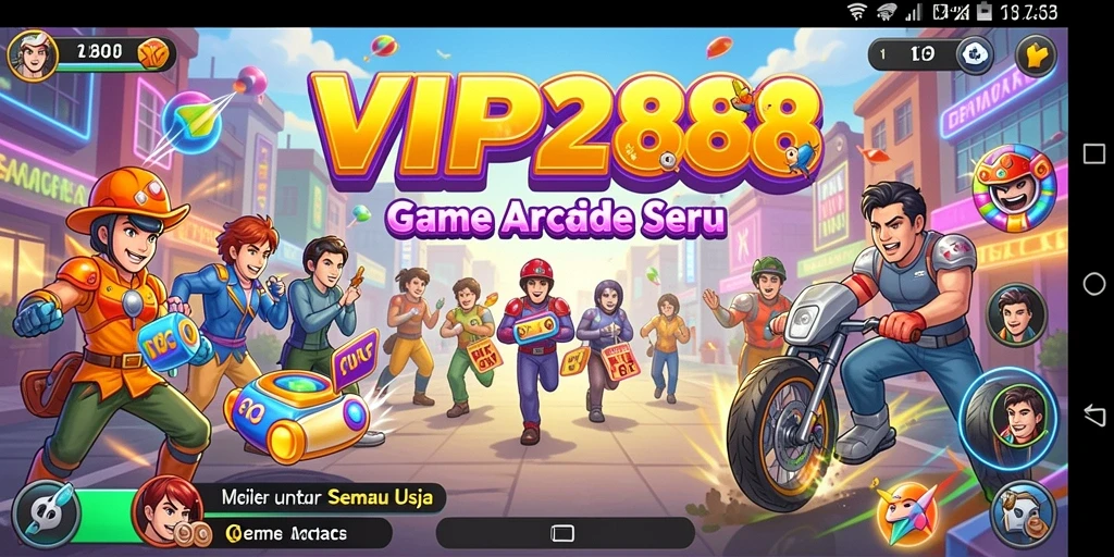 Gameplay seru dari VIP288 dalam aksi Arcade.